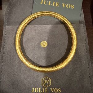 Julie Vos Gold Bangle Bracelet -